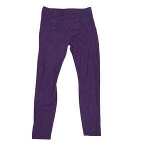 Pact organic cotton women’s large purple leggings hip pockets capsule